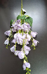 Lisianthus artificial lila deschis – flori mici decorative 60 cm